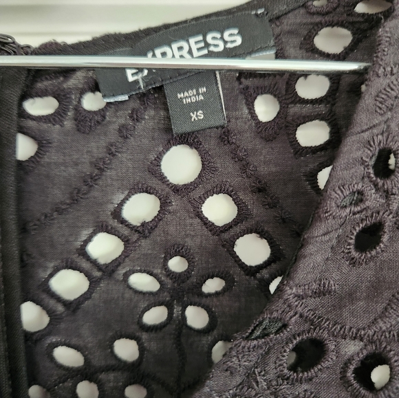 Express Black Dress Size XS - Picture 3 of 3